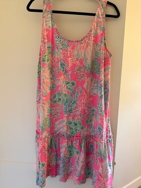 Lily Pulitzer Skyelar tank midi dress, size large